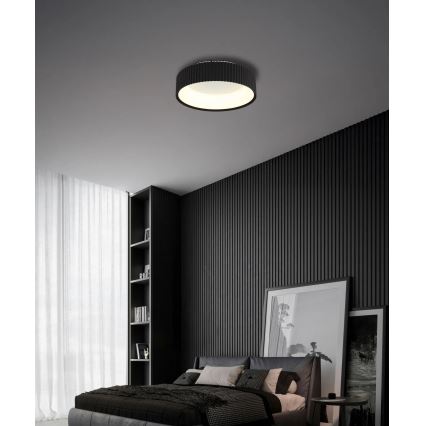 Globo - Candeeiro de teto LED/45W/230V 2700/4000/6000K Ø 46 cm preto