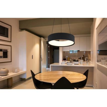 Globo - Pendente em cabo LED/45W/230V 2700/4000/6000K Ø 46 cm preto