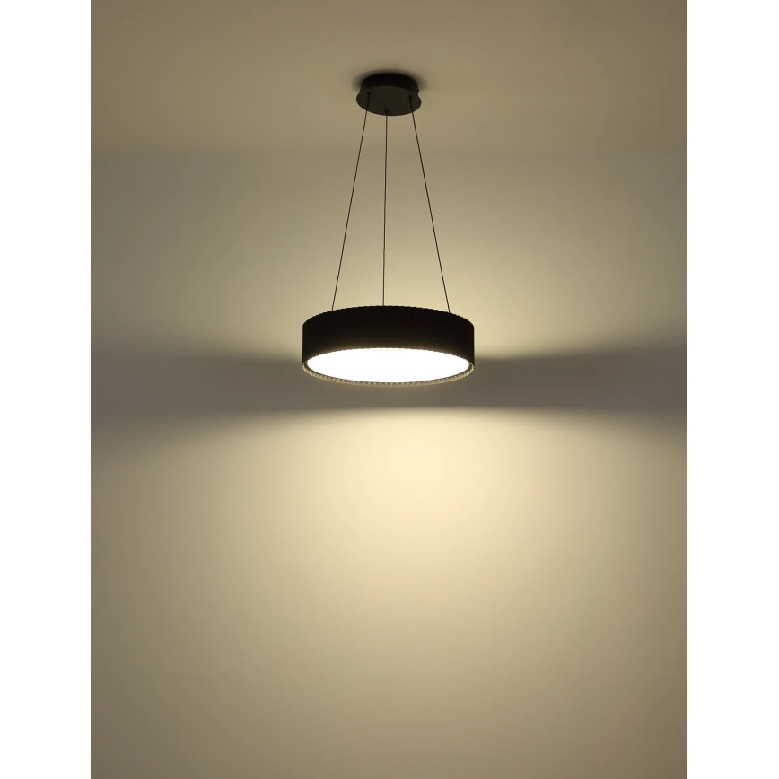 Globo - Pendente em cabo LED/45W/230V 2700/4000/6000K Ø 46 cm preto