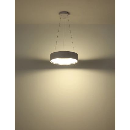 Globo - Lustre LED suspenso por cabo LED/45W/230V 2700/4000/6000K Ø 46 cm branco