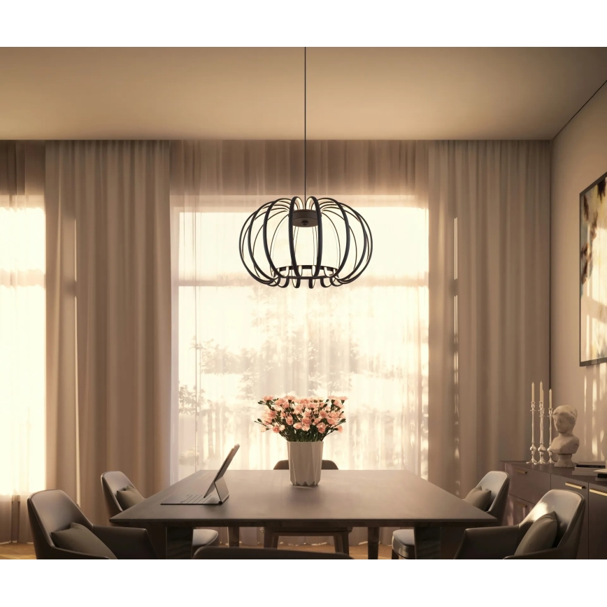 Globo - Lustre LED dimerizável suspenso por cabo LED/40W/230V 3000K preto
