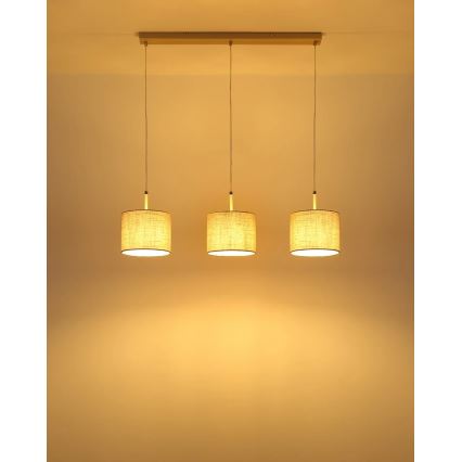 Globo - Lustre suspenso por cabo 3xE27/40W/230V