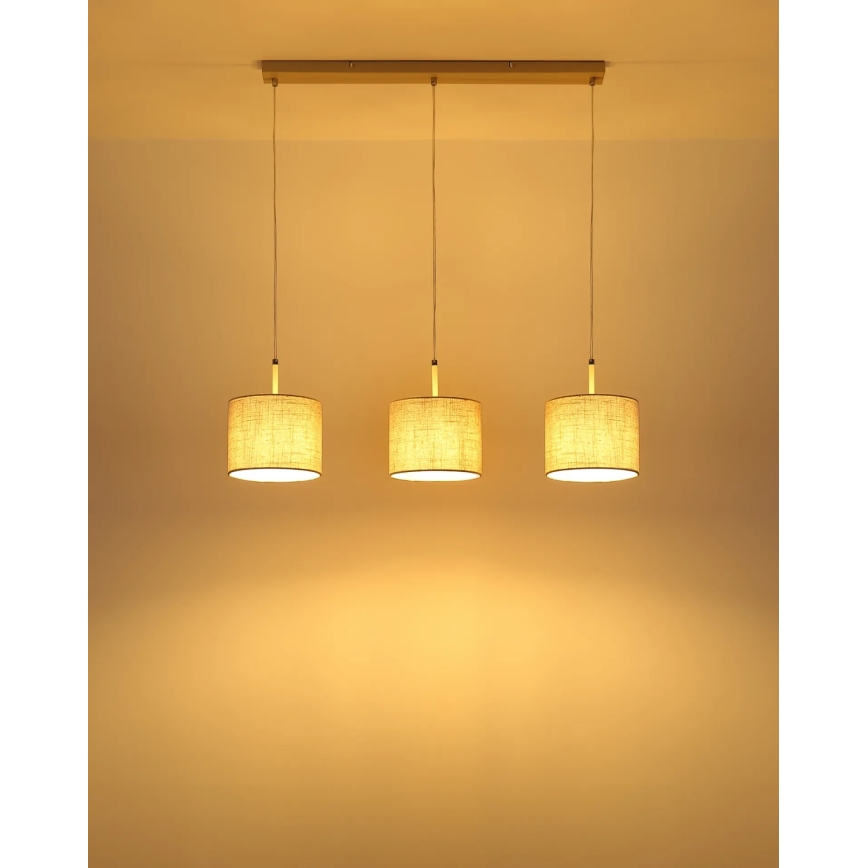 Globo - Lustre suspenso por cabo 3xE27/40W/230V