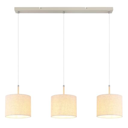 Globo - Lustre suspenso por cabo 3xE27/40W/230V
