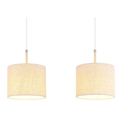 Globo - Lustre suspenso por cabo 3xE27/40W/230V