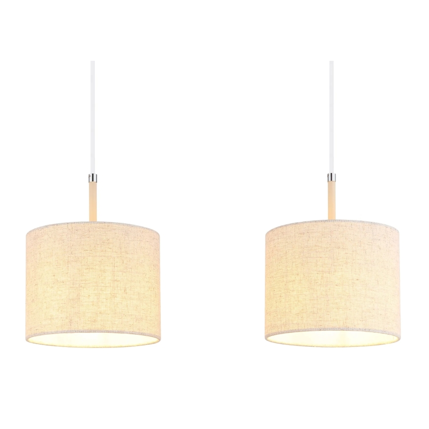 Globo - Lustre suspenso por cabo 3xE27/40W/230V
