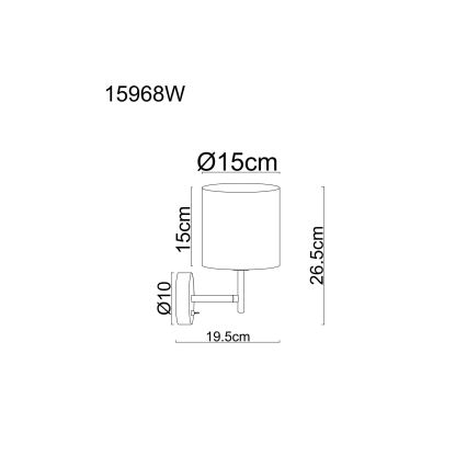 Globo - Aplique de parede 1xE14/40W/230V