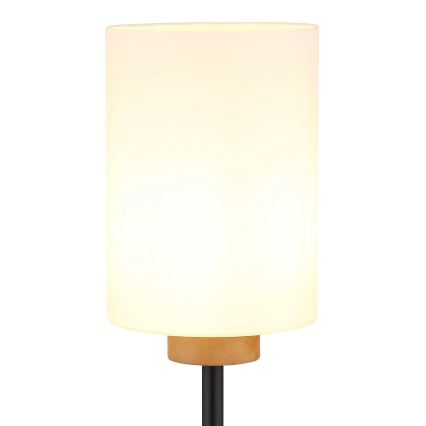 Globo - Candeeiro de pé 1xE27/60W/230V preto/branco