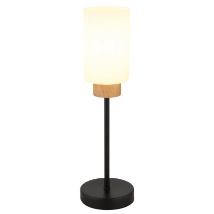 Globo - Candeeiro de mesa 1xE27/60W/230V preto/branco