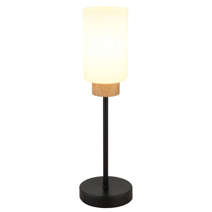 Globo - Candeeiro de mesa 1xE27/60W/230V preto/branco