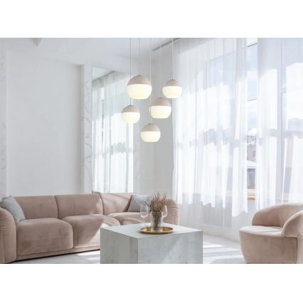 Globo - Lustre suspenso com cabo 5xE27/60W/230V