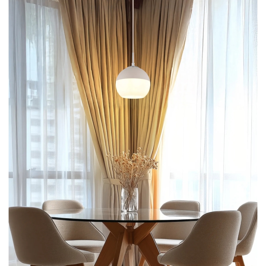 Globo - Lustre pendente com cabo 1xE27/60W/230V, Ø 20 cm