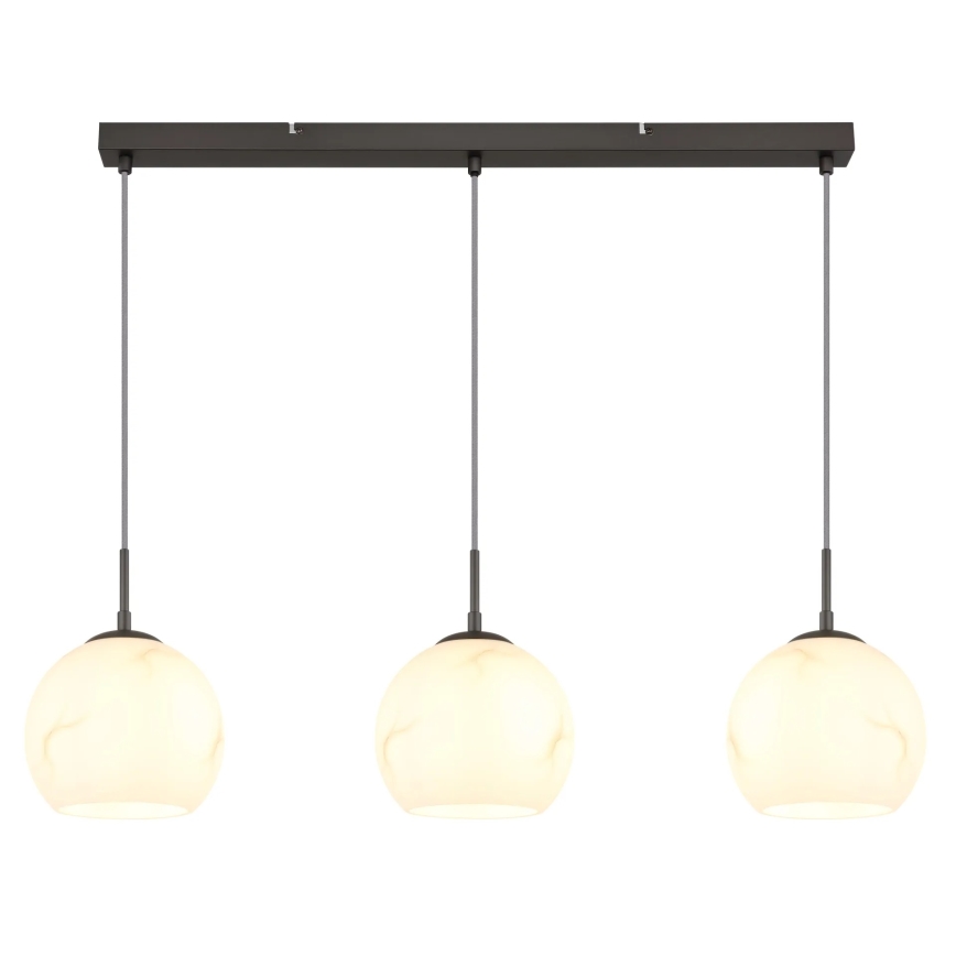 Globo - Lustre suspenso por cabo 3xE27/60W/230V