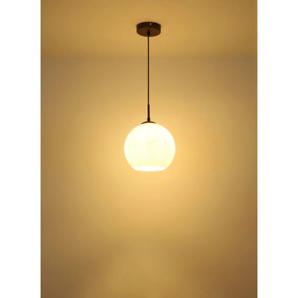 Globo - Lustre suspenso por cabo 1xE27/60W/230V Ø 25 cm