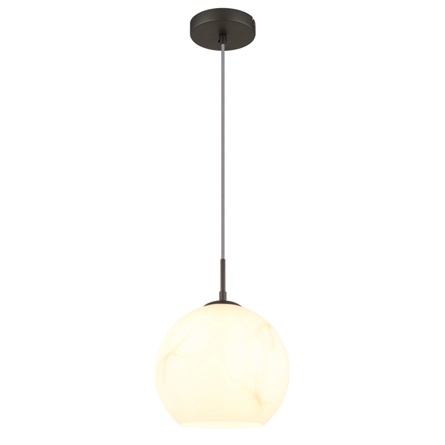Globo - Lustre suspenso por cabo 1xE27/60W/230V Ø 25 cm