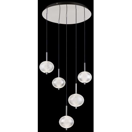 Globo - Candeeiro suspenso LED 5xLED/6,6W/230V 3000/4500/6500K