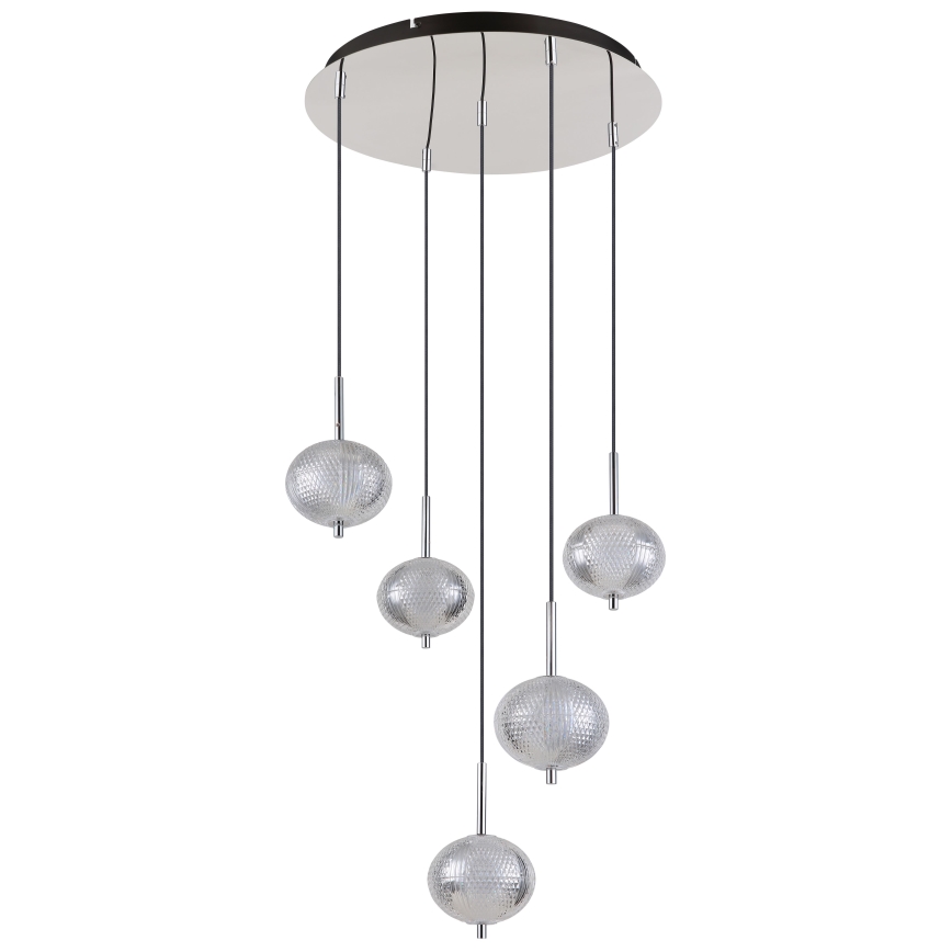 Globo - Candeeiro suspenso LED 5xLED/6,6W/230V 3000/4500/6500K