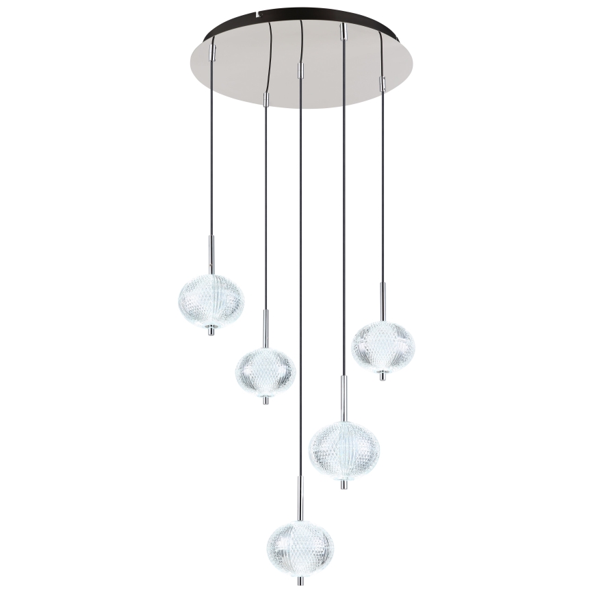 Globo - Candeeiro suspenso LED 5xLED/6,6W/230V 3000/4500/6500K