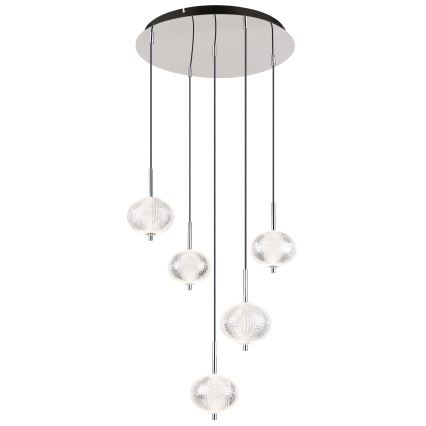Globo - Candeeiro suspenso LED 5xLED/6,6W/230V 3000/4500/6500K