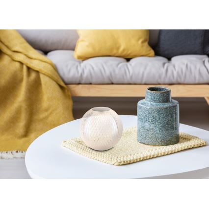 Globo - Lâmpada de mesa tátil LED regulável LED/2W/5V 1200 mAh USB transparente