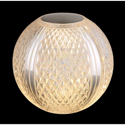 Globo - Lâmpada de mesa tátil LED regulável LED/2W/5V 1200 mAh USB transparente