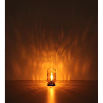 Globo - Candeeiro de mesa 1xE27/60W/230V cinzento