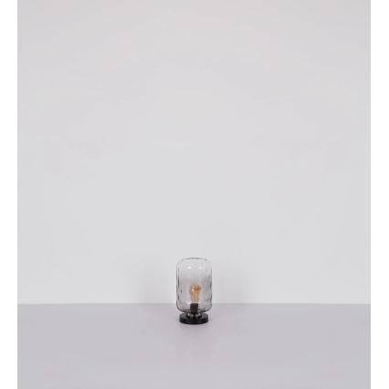 Globo - Candeeiro de mesa 1xE27/60W/230V cinzento