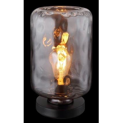 Globo - Candeeiro de mesa 1xE27/60W/230V cinzento