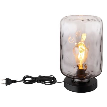 Globo - Candeeiro de mesa 1xE27/60W/230V cinzento