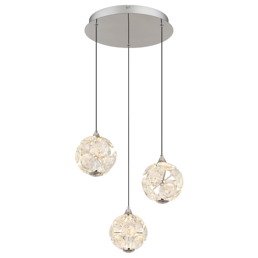 Globo - Lustre pendente LED com cabo LED/24W/230V