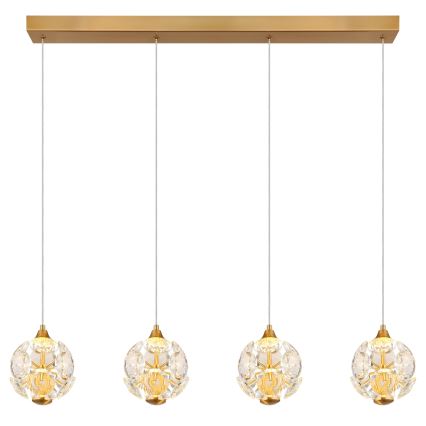 Globo - Lustre LED suspenso por cabo LED/32W/230V 3000K dourado