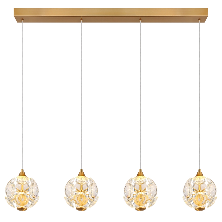 Globo - Lustre LED suspenso por cabo LED/32W/230V 3000K dourado