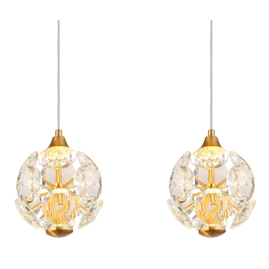 Globo - Lustre LED suspenso por cabo LED/32W/230V 3000K dourado