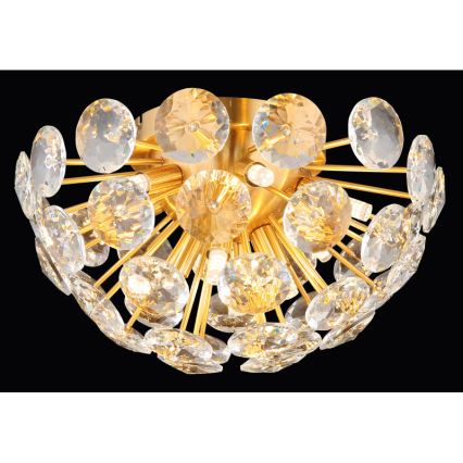 Globo - Iluminação de teto 10xG9/7W/230V dourado diâmetro 39 cm