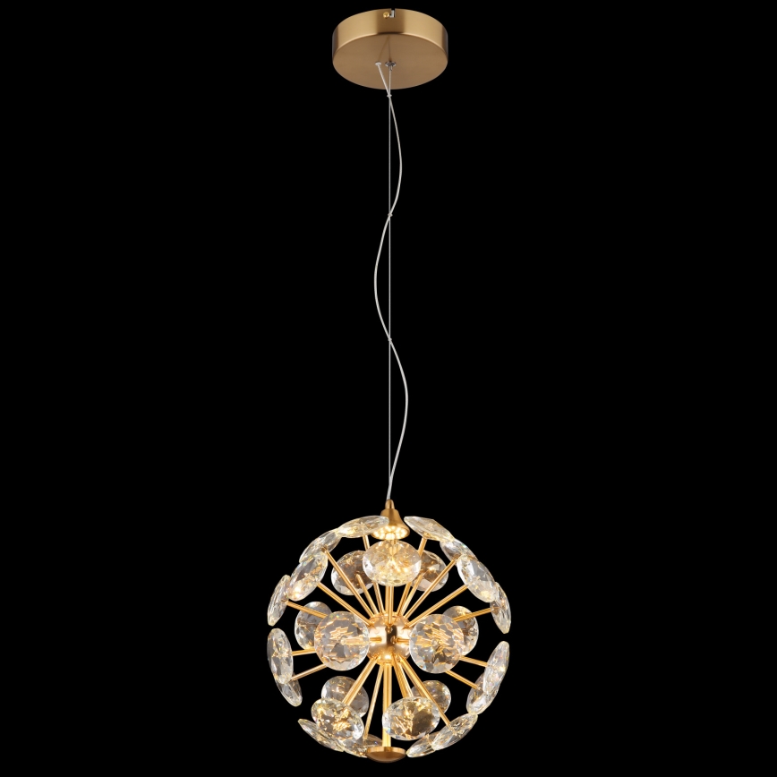 Globo - Lustre LED suspenso por cabo LED/12W/230V 3000K dourado