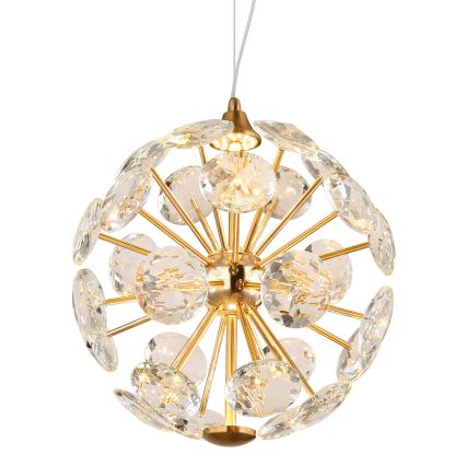 Globo - Lustre LED suspenso por cabo LED/12W/230V 3000K dourado