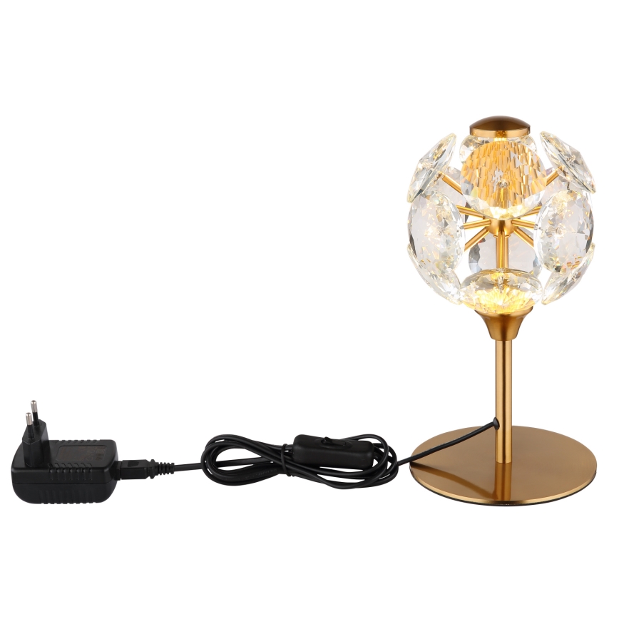 Globo - Candeeiro de mesa LED/8W/230V 3000K dourado