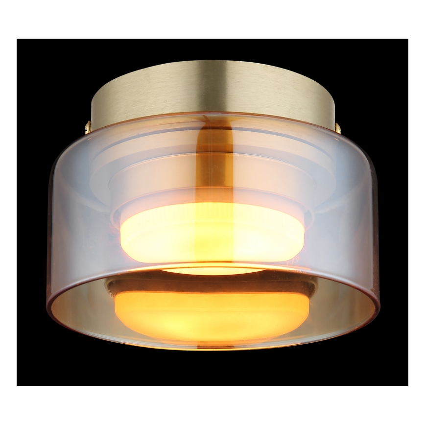 Globo - Iluminação de teto LED 1xGX53/6W/230V diâmetro 13 cm fumado/castanho