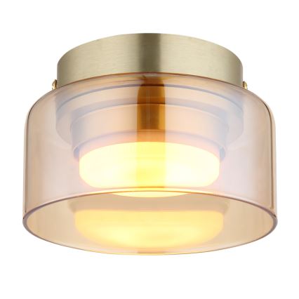 Globo - Iluminação de teto LED 1xGX53/6W/230V diâmetro 13 cm fumado/castanho