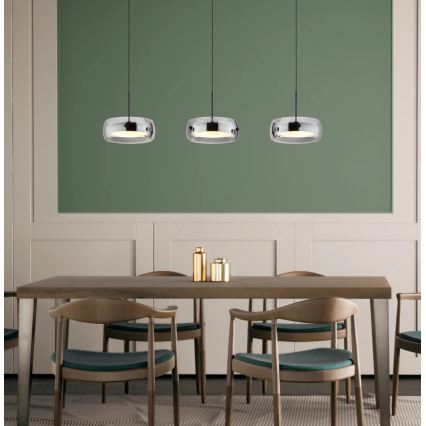 Globo - Lustre LED suspenso por cabo LED/30W/230V 3000K