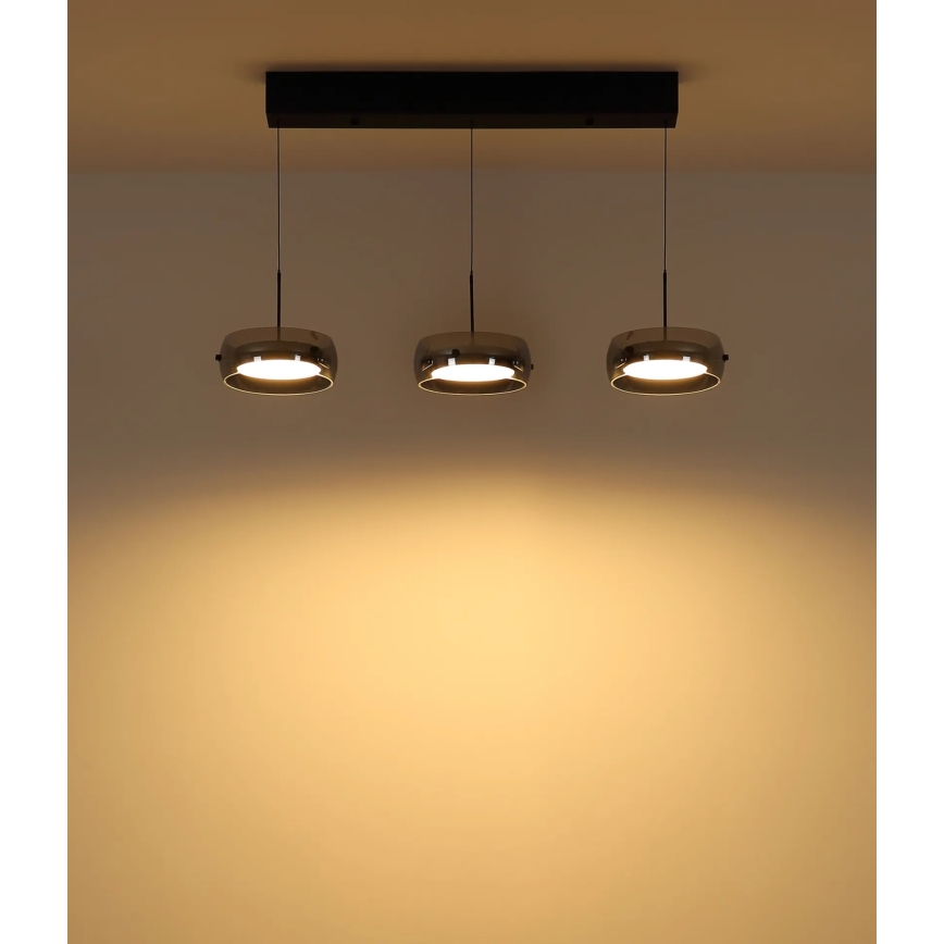 Globo - Lustre LED suspenso por cabo LED/30W/230V 3000K