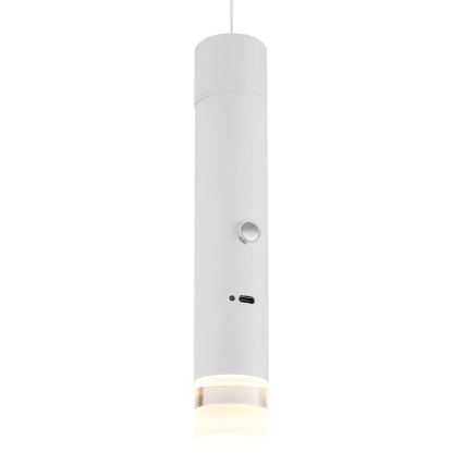 Globo - Candeeiro recarregável tátil dimerizável 2 em 1 LED/2W/230/5V branco