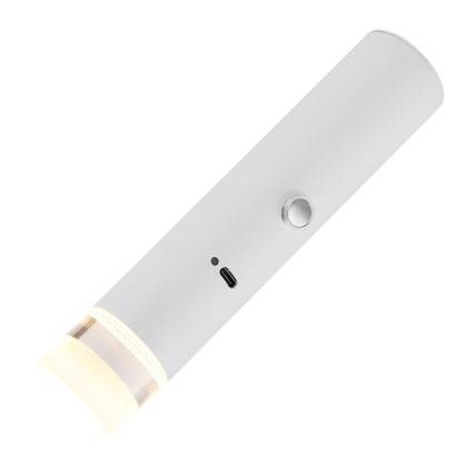 Globo - Candeeiro recarregável tátil dimerizável 2 em 1 LED/2W/230/5V branco