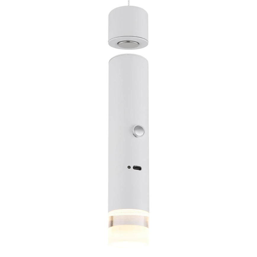 Globo - Candeeiro recarregável tátil dimerizável 2 em 1 LED/2W/230/5V branco