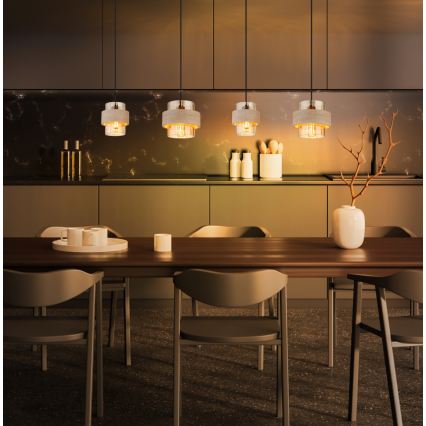 Globo - Lustre suspenso com cabo 4xE27/40W/230V