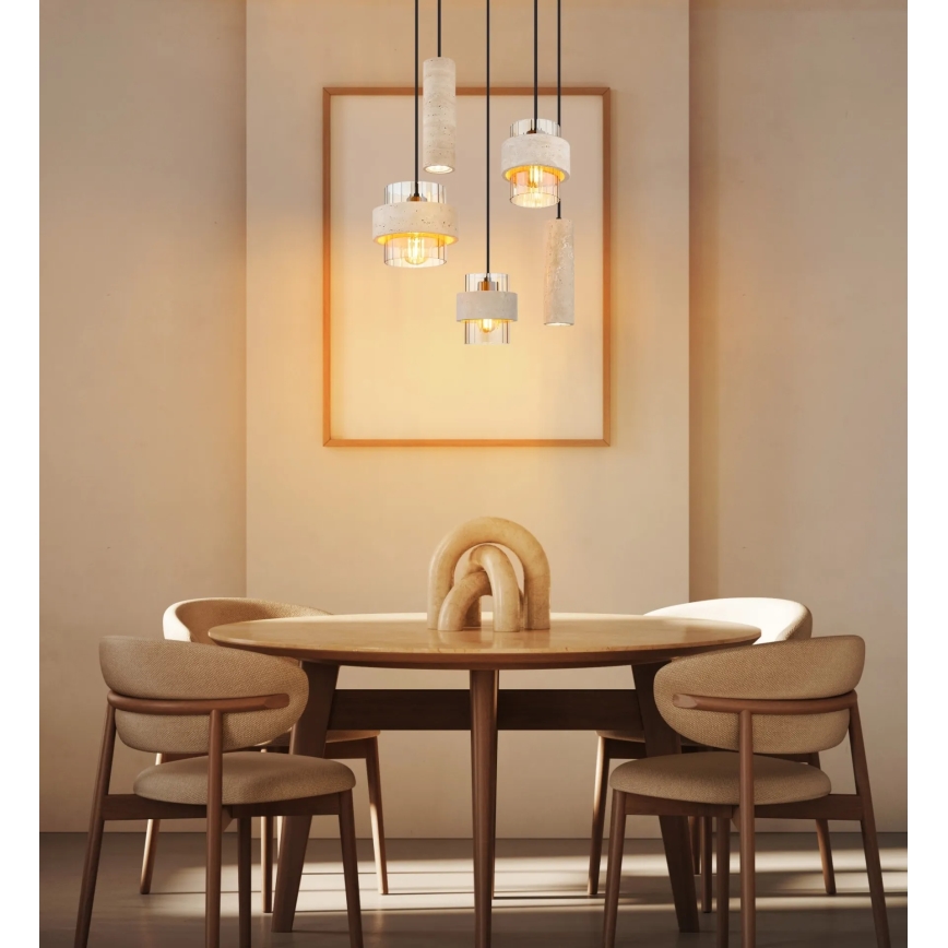 Globo - Lustre suspenso por cabo 3xE27/40W/230V + 2xGU10/10W