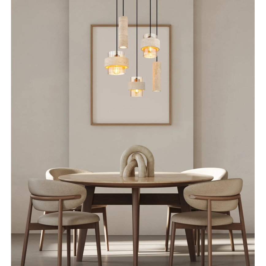 Globo - Lustre suspenso por cabo 3xE27/40W/230V + 2xGU10/10W