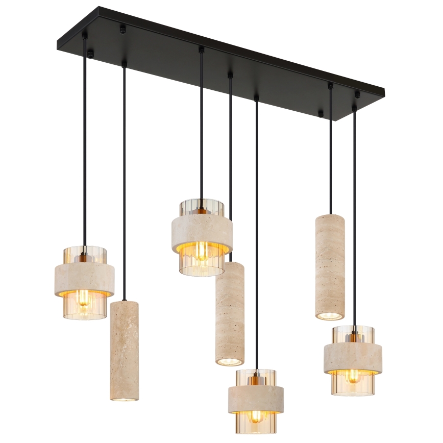 Globo - Lustre suspenso por cabo 4xE27/40W/230V + 3xGU10/10W