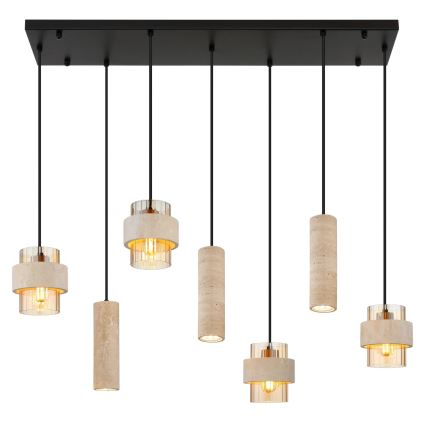 Globo - Lustre suspenso por cabo 4xE27/40W/230V + 3xGU10/10W