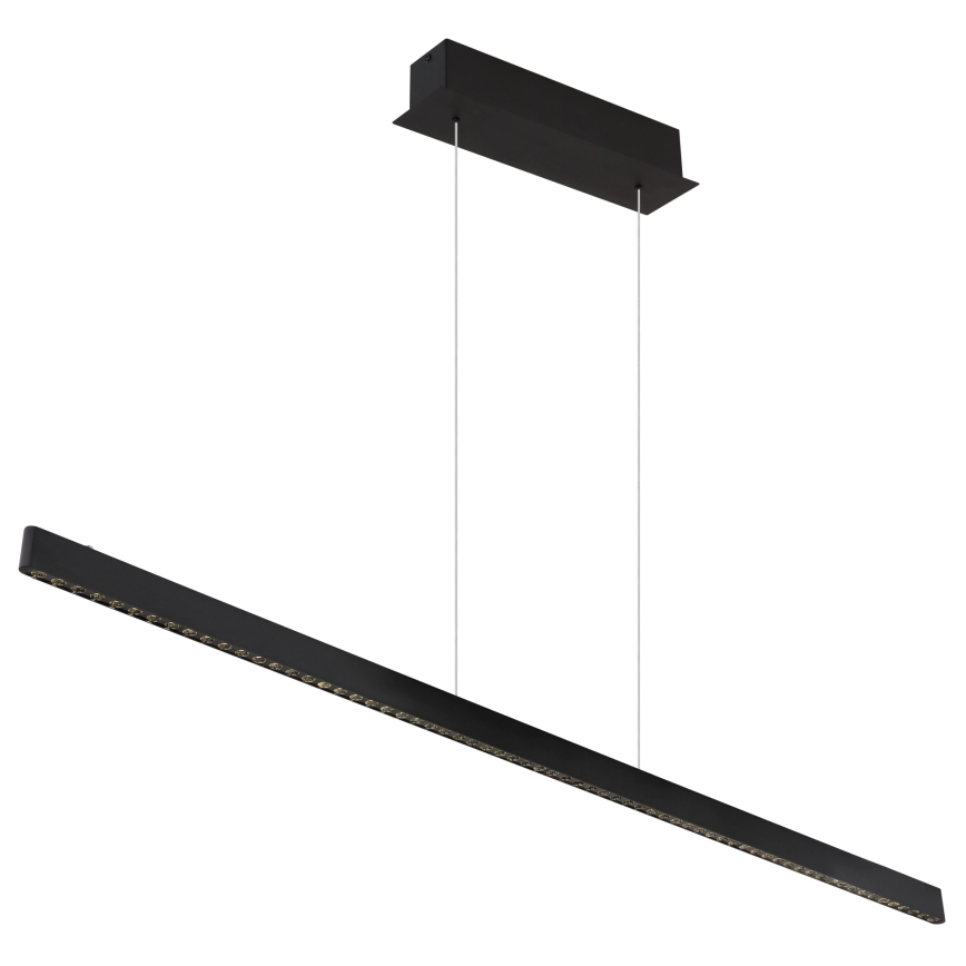 Globo - Lustre LED dimerizável com controlo tátil, suspenso por cabo, LED/43W/230V, 4000K, preto